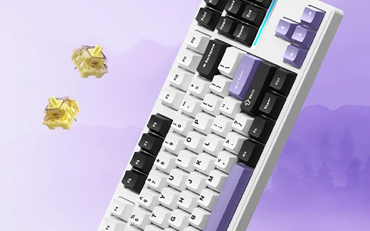 【 New color new axis attack 】 MCHOSE K87 custom mechanical keyboard